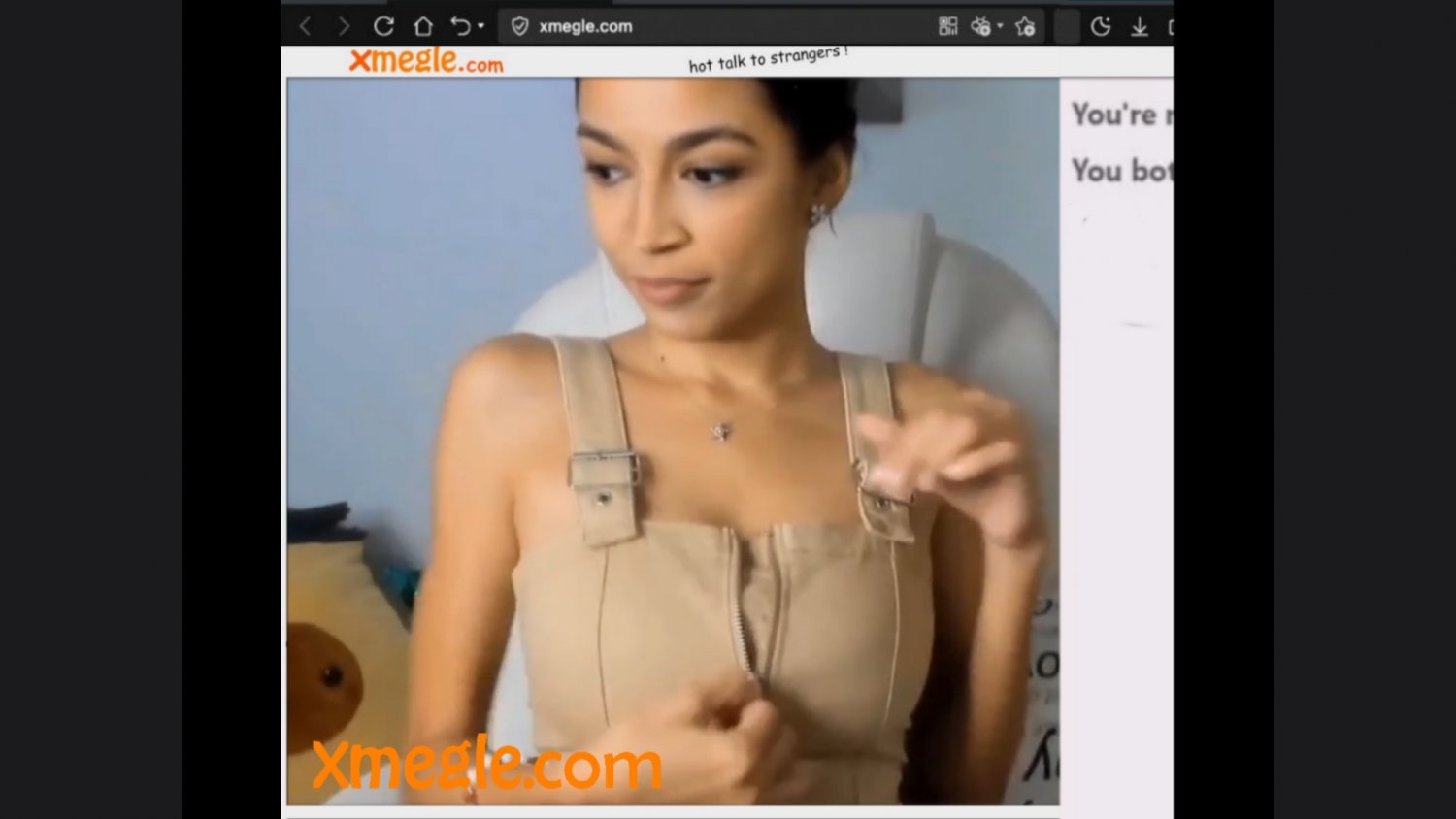 Sweet babe with nice tits having fun in the chat room on Omegle (with sound) #FTQjAxTW