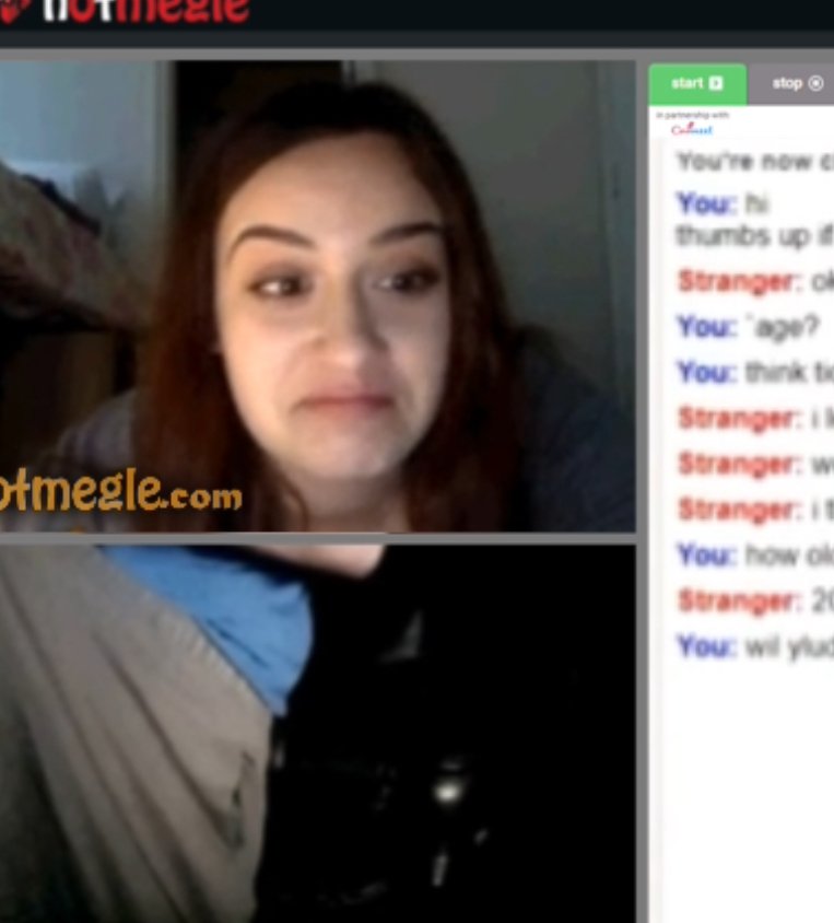 Pretty Omegle girl never seen such a big dick in chat room #qymeHY8u