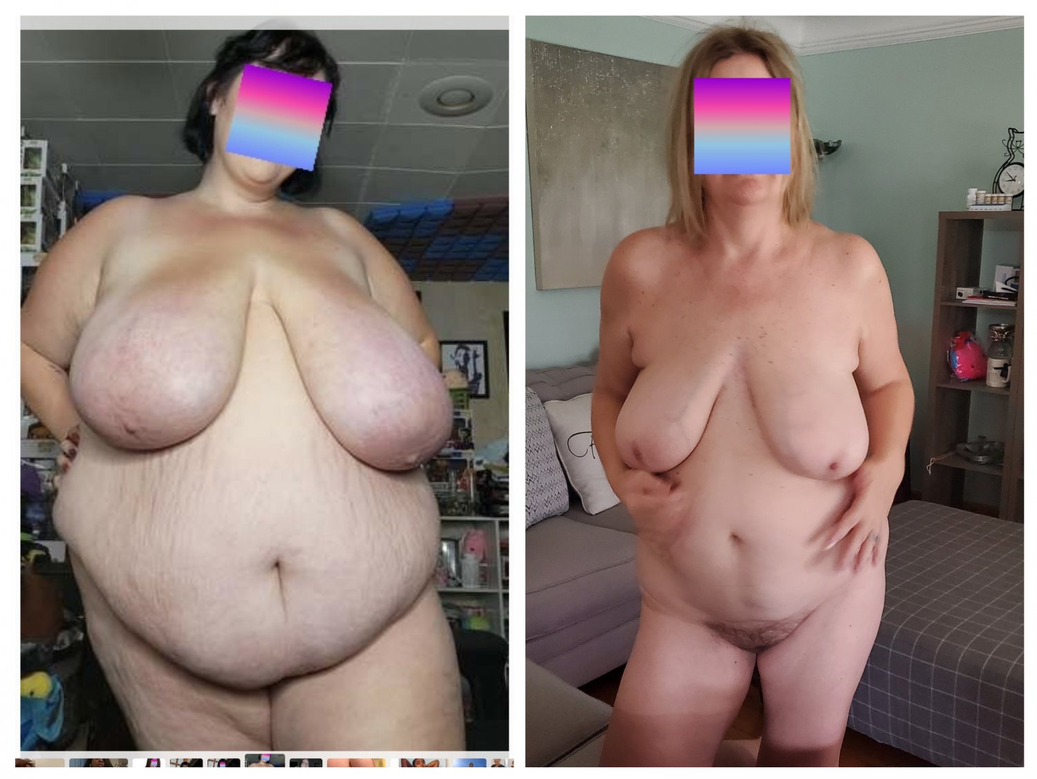 COLLAGE# 12 me side by side with some of the BIGGEST BOOBS on erome ( The Best of) #gUGd60p7