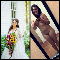 Bride selfies