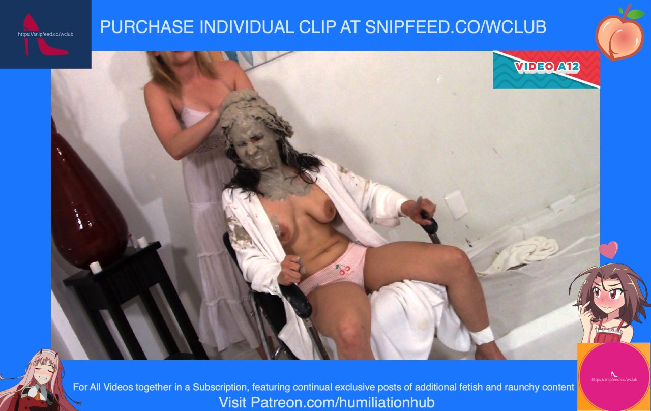 8gvhohss RUDE FEMALE CUSTOMER GETS HUMILIATED NUDE BY SPA, SHAVED BALD TIED UP PANTYGAGGED PANTYHOOD BIG TITS #8GvHoHss