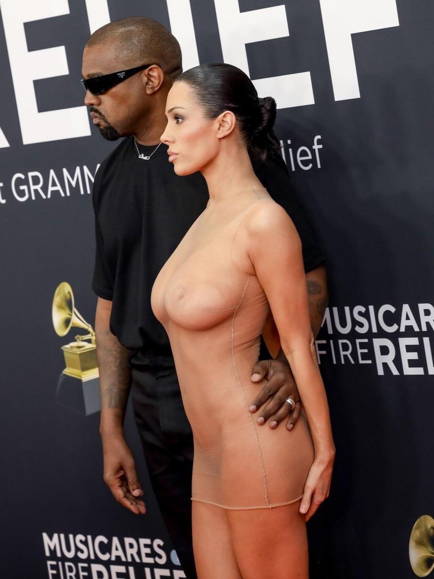 Kanye West Wife Naked See-Through (Bianca Censori) #dcokFMgS