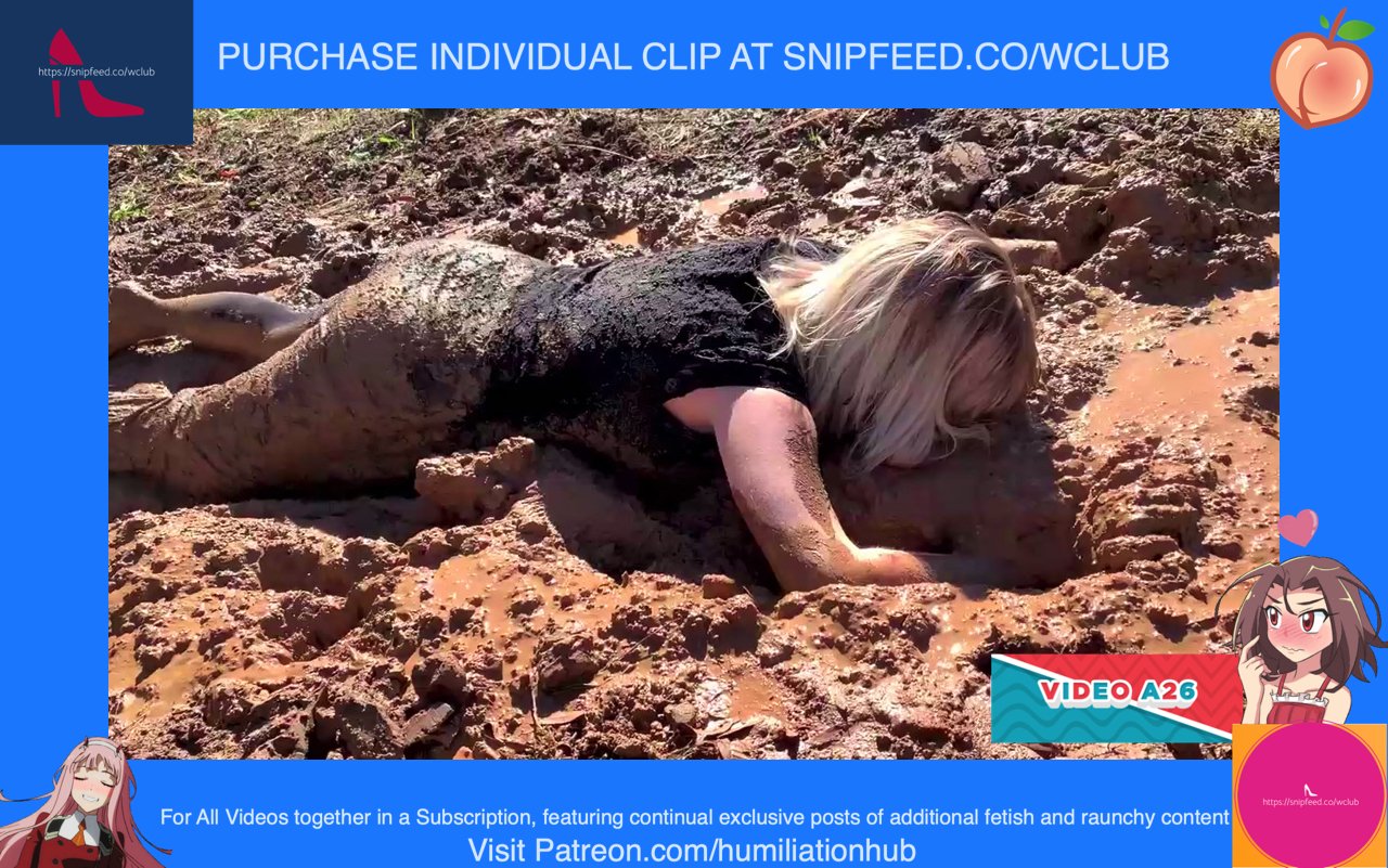 etkotbkd NAUGHTY HOT TEEN BLONDE STRANDED OUTSIDE FALLS IN MUD STRIPS NAKED MASTURBATES MASTURBATION BIG TITS #ETkOTBKd