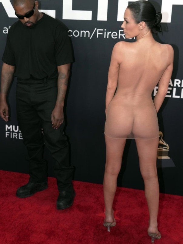 Kanye West Wife Naked See-Through (Bianca Censori) #ksEbfvLl