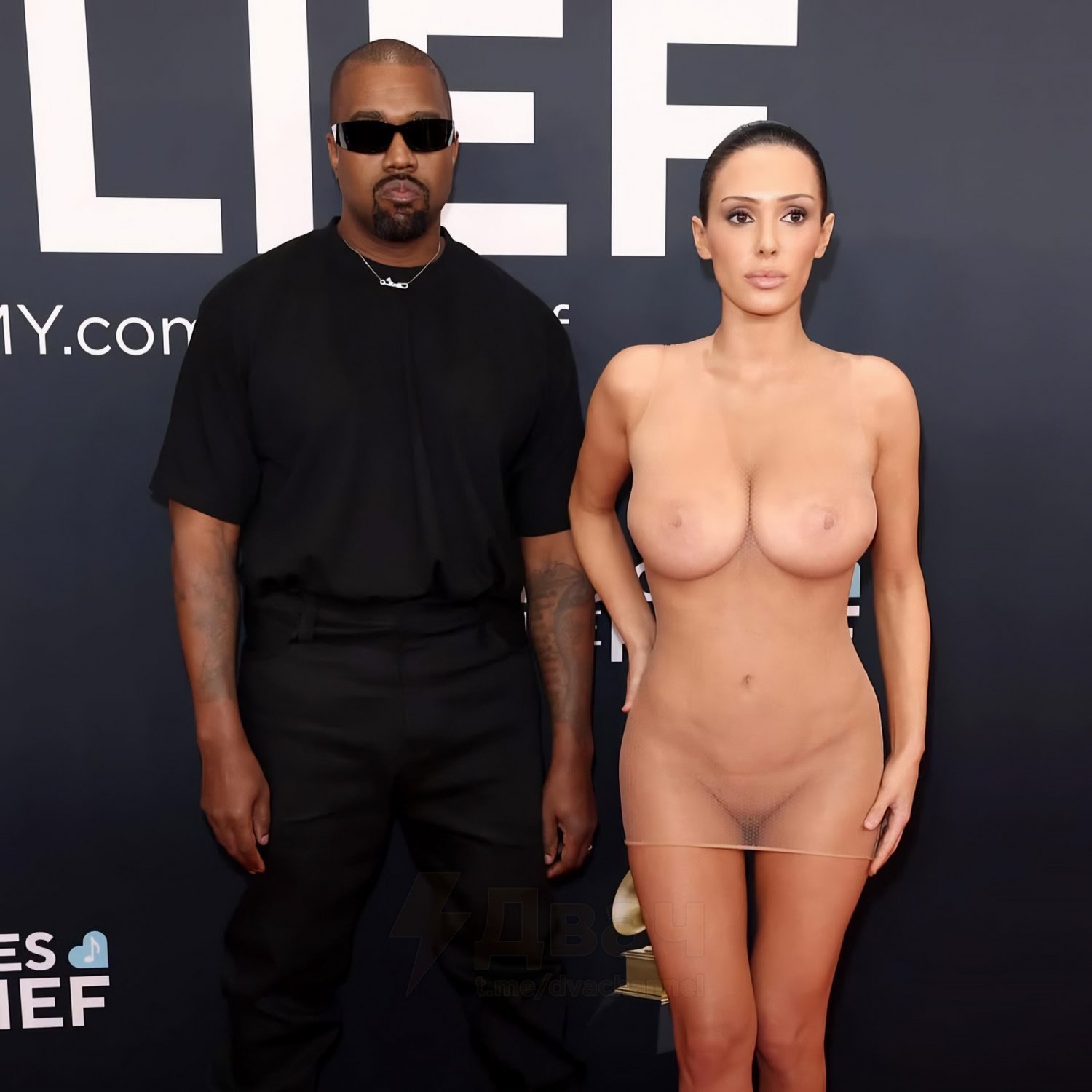 Bianca Censori (uncensored) & Kanye West at Grammys 2025🥵 #Nwx56p4n