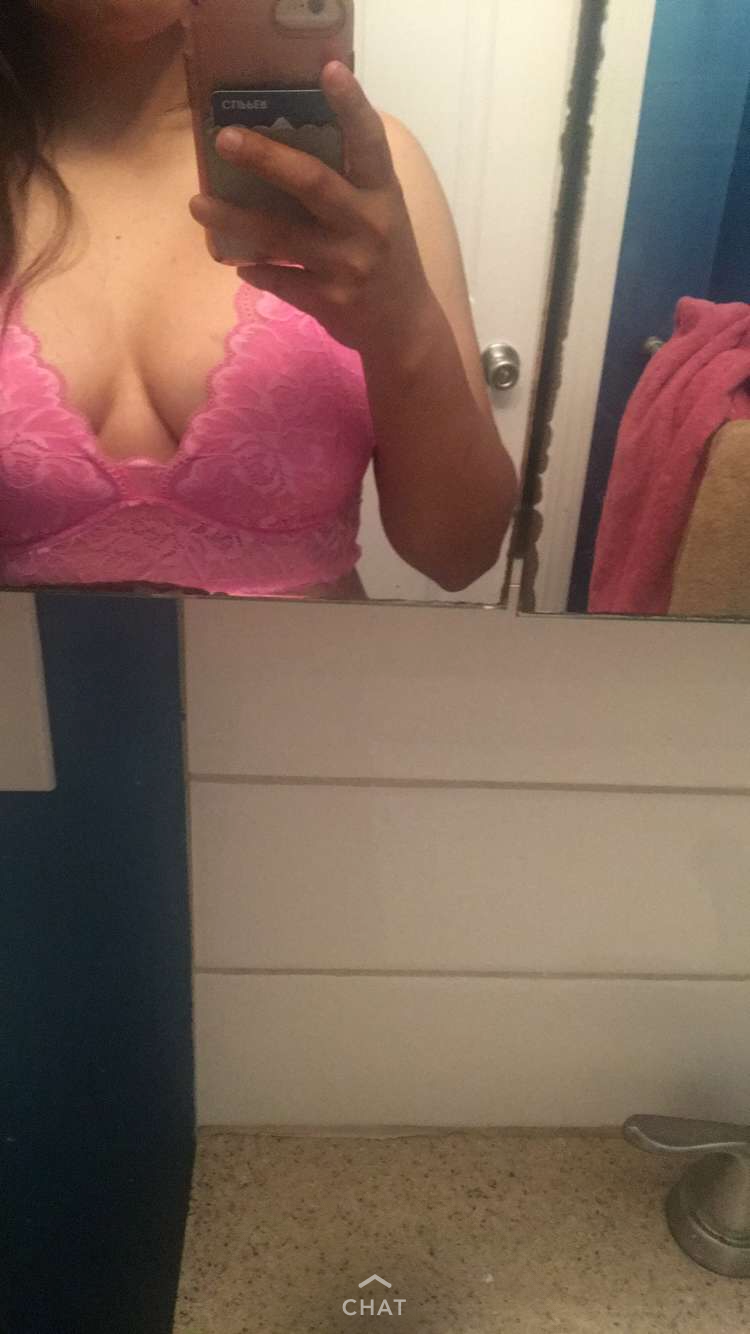 Cute Latina in pink bralette #P5n34GXW