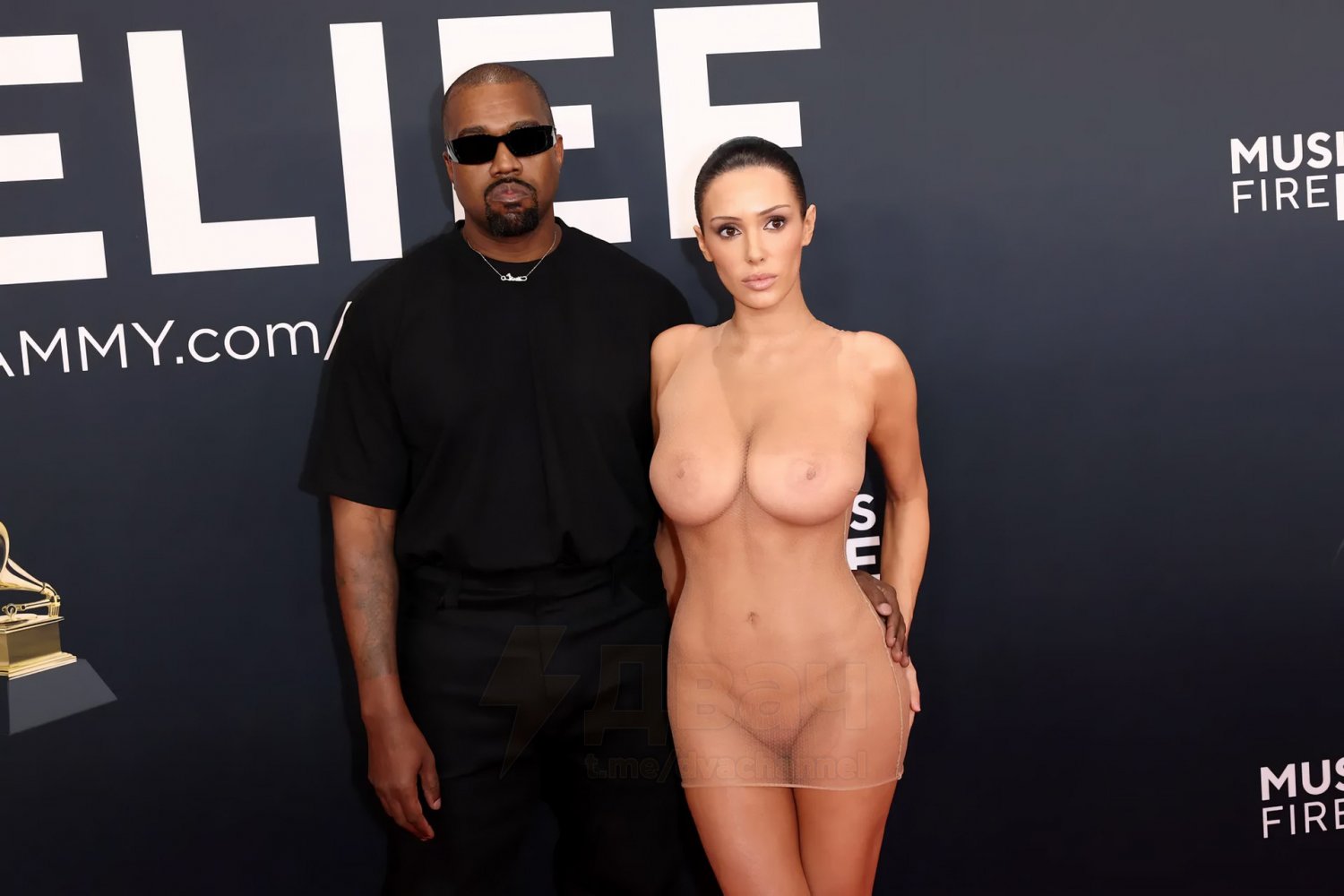 Full Pictures & Video of Kanye West & Bianca Censori | Grammy 2025 | Los Angeles #pG0NmObL