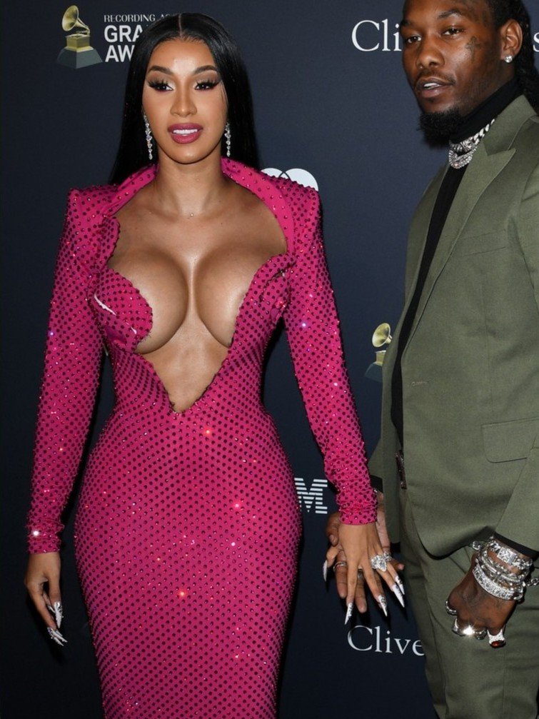 Cardi B Sexy Dress Big Boobs #0AL7NTY5
