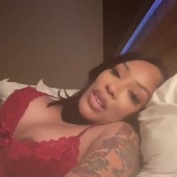 K Michelle nip slip on IG live