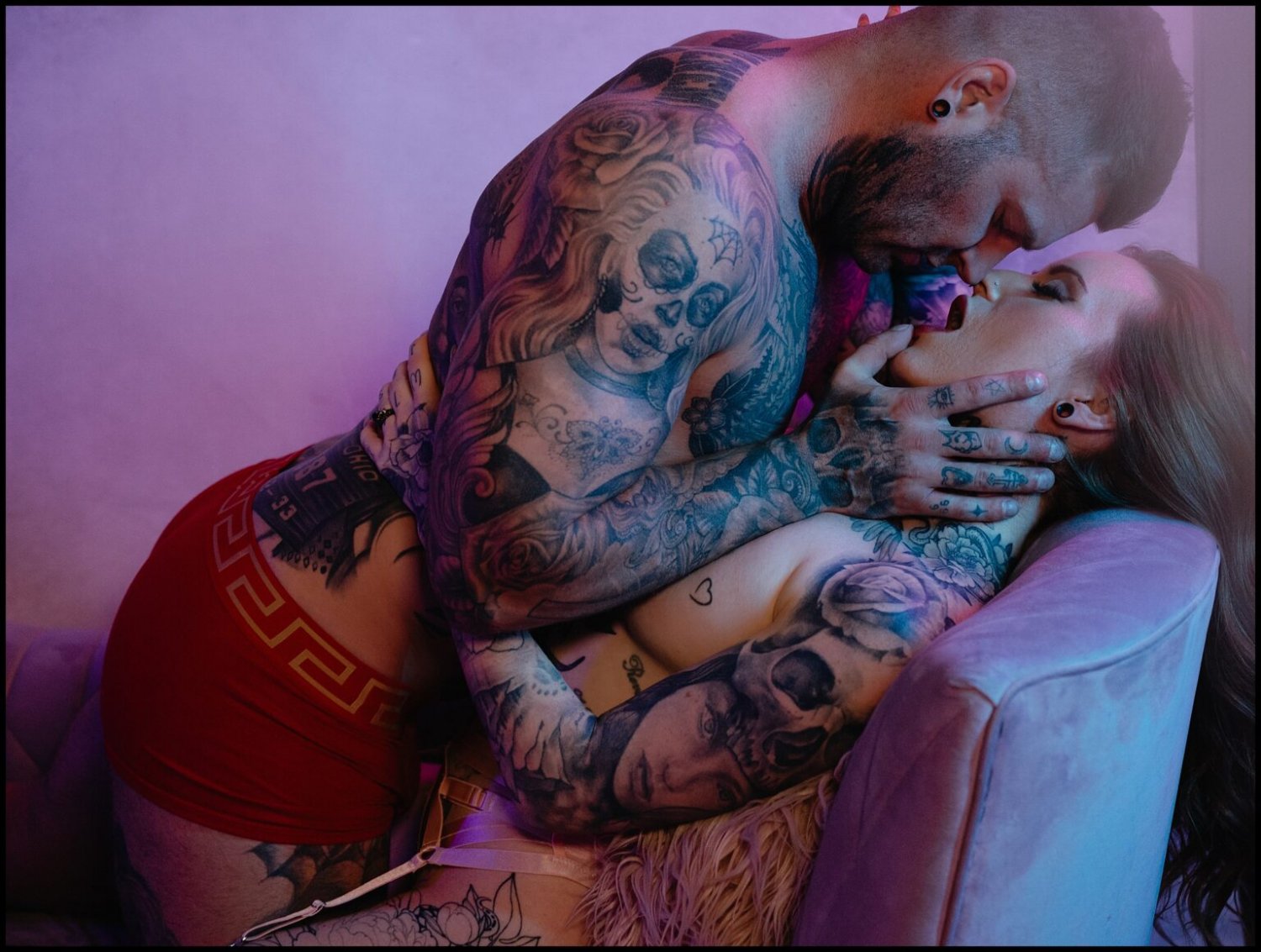 Tattoo couple boudoir #DQRuQ4NU