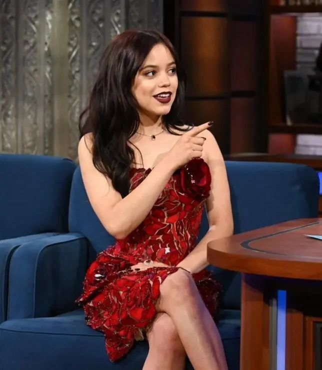 Gorgeous Jenna , new stunning photos...Jenna Ortega pretty in red #frwSTl5j