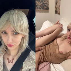 Gorgeous blonde trans baby fucks and sucks