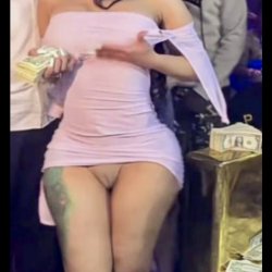 Cardi b clubbing w no bra or panties n it shows🥹🤯😳