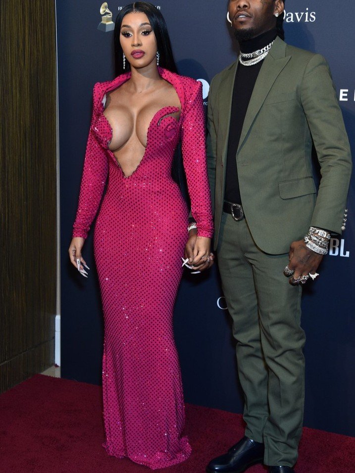Cardi B Sexy Dress Big Boobs #hnpCGVet