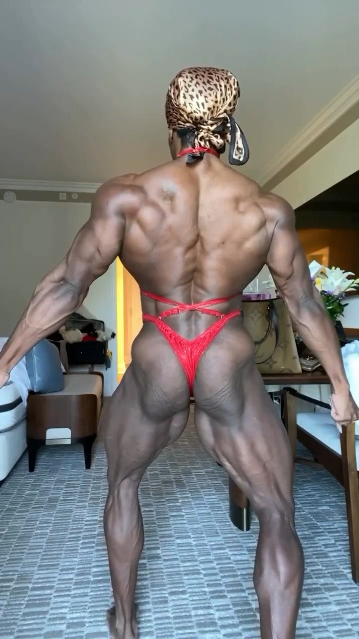 Mrs Martin, her outrageous muscular poses make the judges so hard #hymbceX9