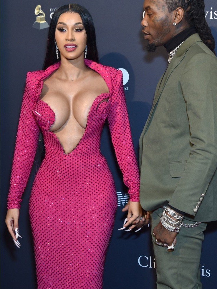 Cardi B Sexy Dress Big Boobs #iCPCSBHU