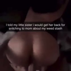 step sissy got her back broken for snitching bout my weed bitch a ho 🤦‍♂️