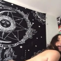 18yo Brunette Teen Does TikTok Dance NUDE !!!!!!! then she got leaked!