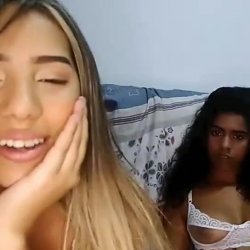 two naughty brunettes