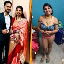 Indian wife fuck with friend for money