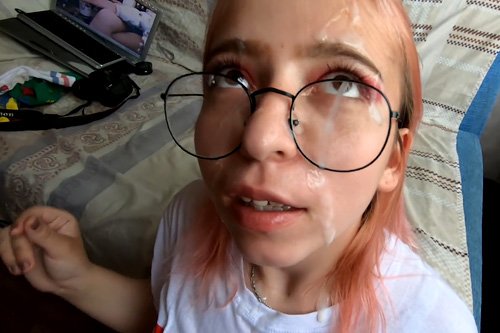 Cum On Her Glasses #quyez6hR
