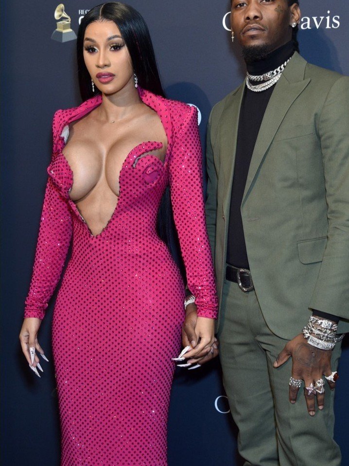 Cardi B Sexy Dress Big Boobs #rBrbx5c5