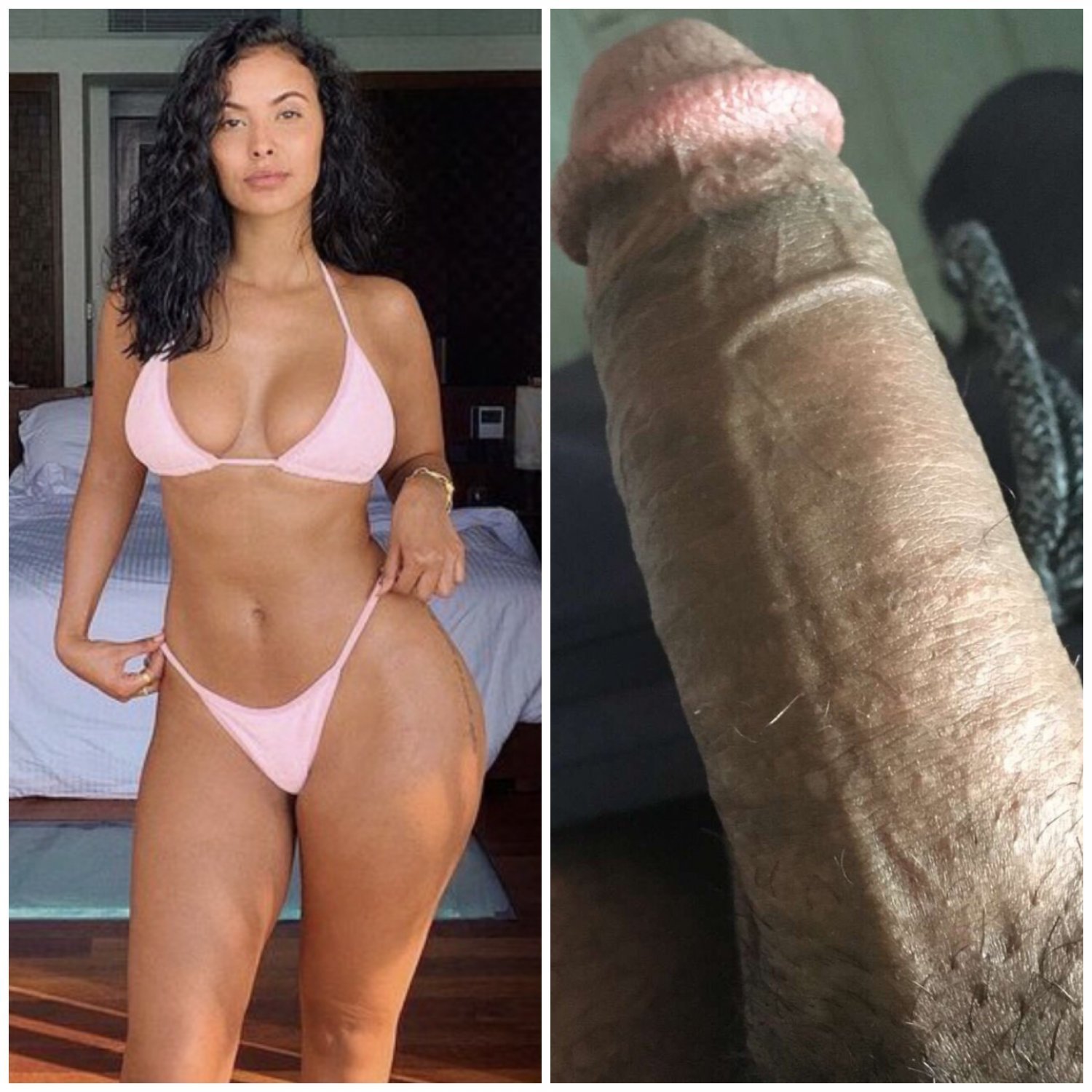 vgiih3yo Maya Jama Hot as Fuck Insta Baddie gets Cocked in Bikini 💯🔥🔥😳😳✊🏾🍆💦💦 #VGIih3YO