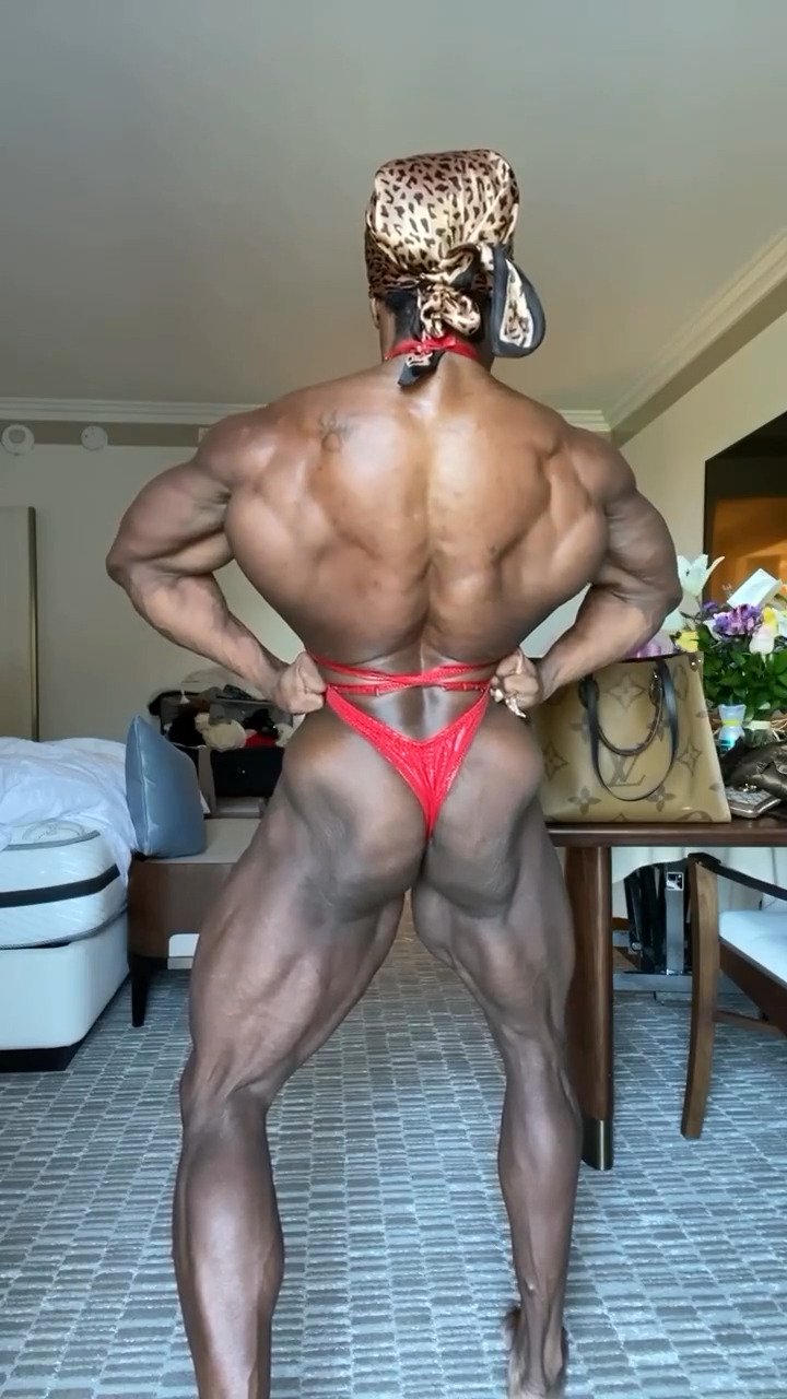 Mrs Martin, her outrageous muscular poses make the judges so hard #XQQD3dKq