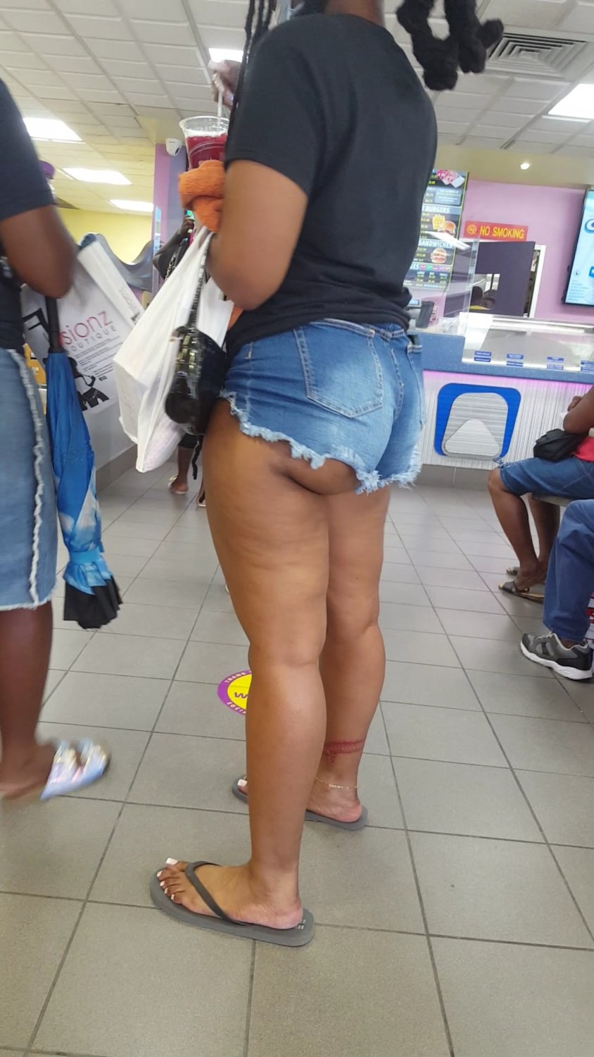 Thick Caribbean chick ass spilling out them shorts #xTUPJaUi