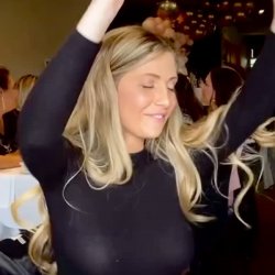 Do yall think this dumb slut knew her shirt was see through ?