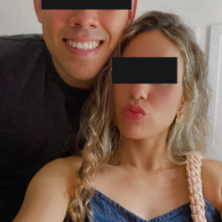 Vazou colocando a namorada loira novinha pra mamar