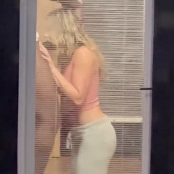 Husband spies wife BBC blowjob