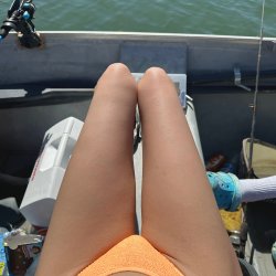 My legs aren’t the only thing that’s getting hot in this sun