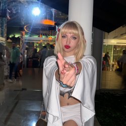 Night fell harder with her presence