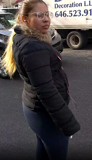 Sexy smoker creepshot exhale LATINA #B6brHAtU