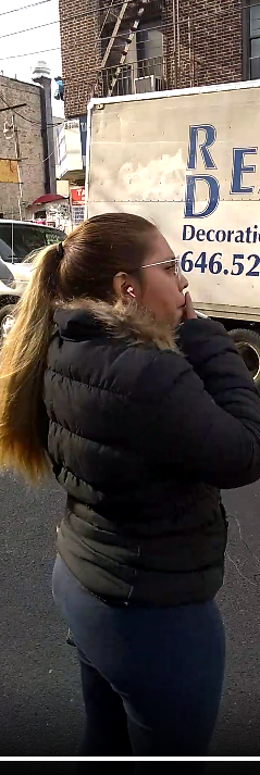 Sexy smoker creepshot exhale LATINA #d7kC05Vg