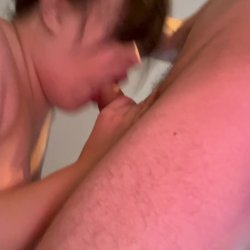 Fat fuck gets her faced fucked