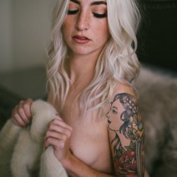 Sent to me blonde Boudoir