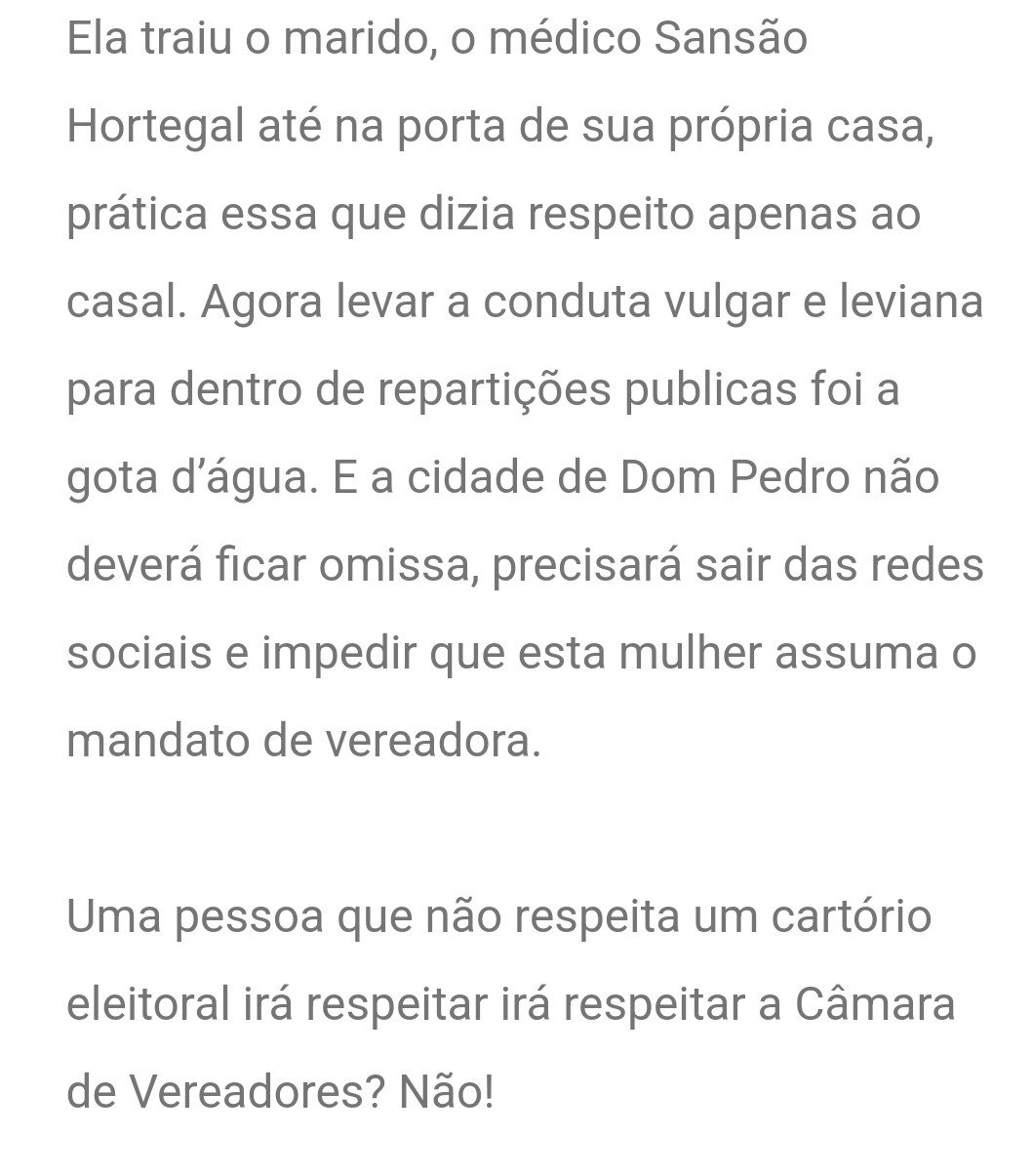 Another Brazilian councilor from the municipality of Dom Pedro leaked videos cheating on her husband #G0i30Jup