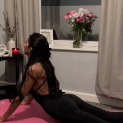 Feeling flexible and free in my bare essentials
