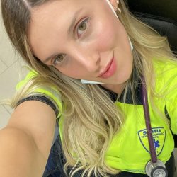 Blonde nurse hot