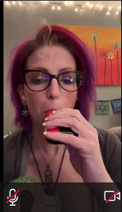 Vaping goth lesbo hottie with cleavage nose exhales #gTDSvMCg