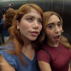 Teens Public Cum Walk