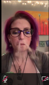 Vaping goth lesbo hottie with cleavage nose exhales #LhfeN0Xp