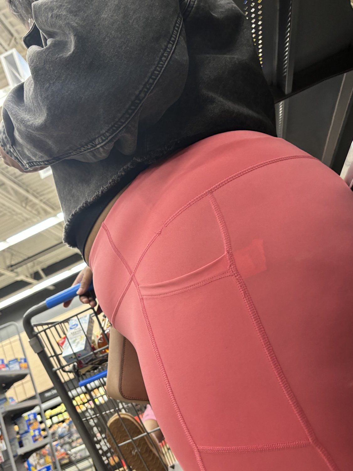 Think Booty Ebony in pink leggings (Thong) #LqDejeTV