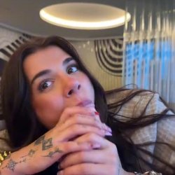 perfect blowjob by amazing brunette slut