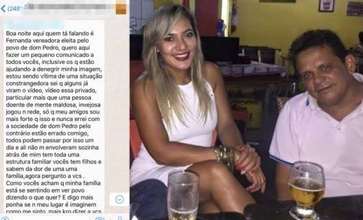 Another Brazilian councilor from the municipality of Dom Pedro leaked videos cheating on her husband #nL5ewmdk