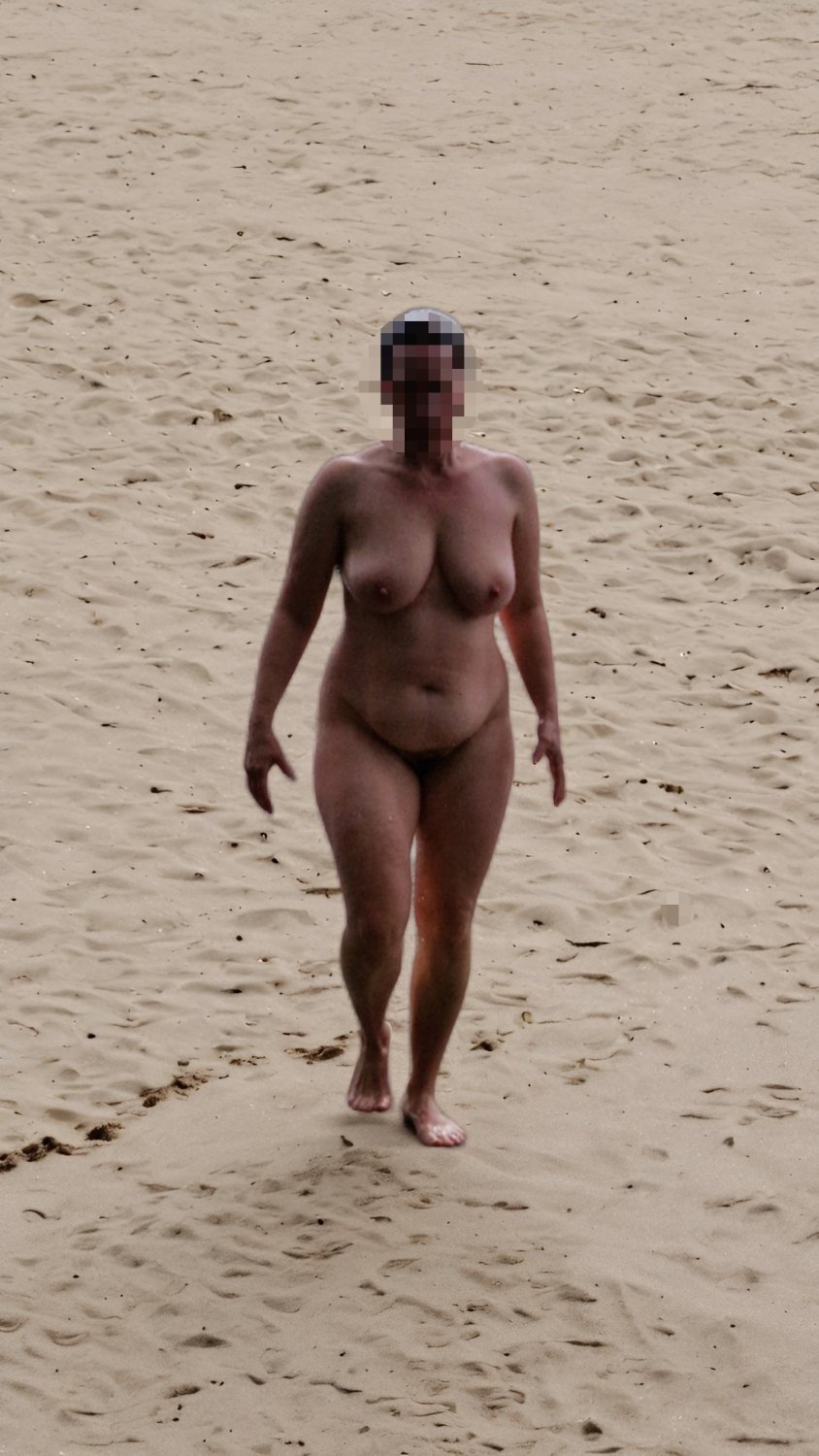 Nude on the beach - Amateur homemade big boobs tits MILF busty swedish cougar hotwife mature #Q9wzjyeb