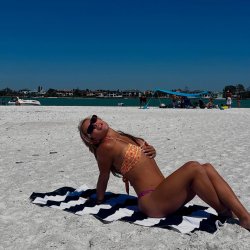 Gorgeous Isabella by the beach