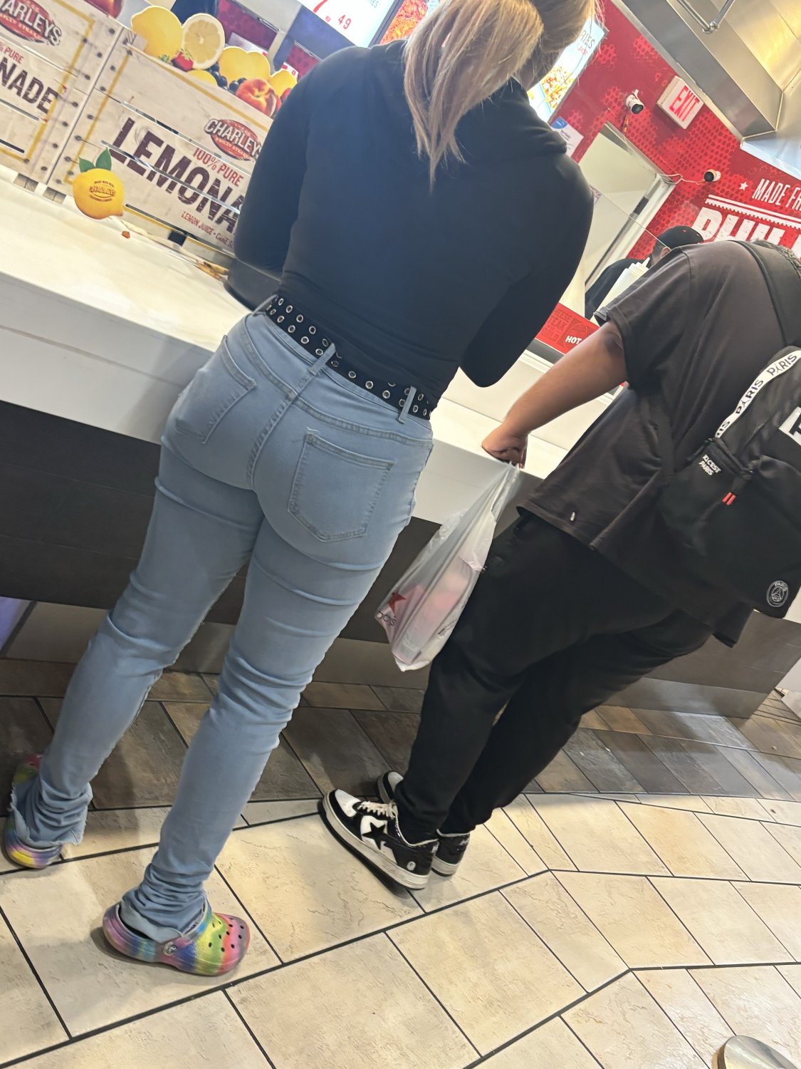 Cuffed butt in jeans #s3bBEO5q